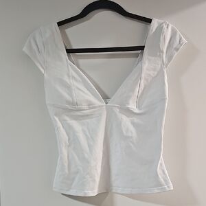 Source Unknown White Crop Top